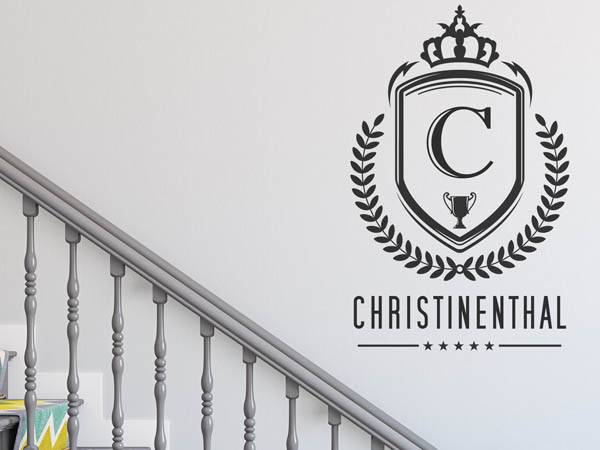 Wandtattoo Christinenthal Wappen