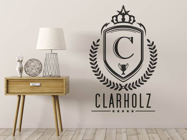 Wandtattoo Clarholz Wappen