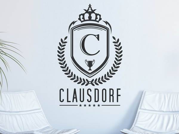 Wandtattoo Clausdorf Wappen