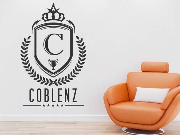 Wandtattoo Coblenz Wappen