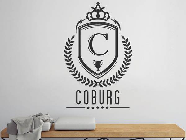 Wandtattoo Coburg Wappen