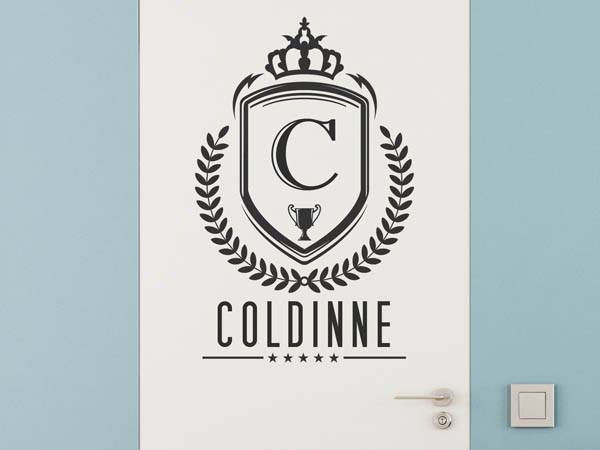 Wandtattoo Coldinne Wappen