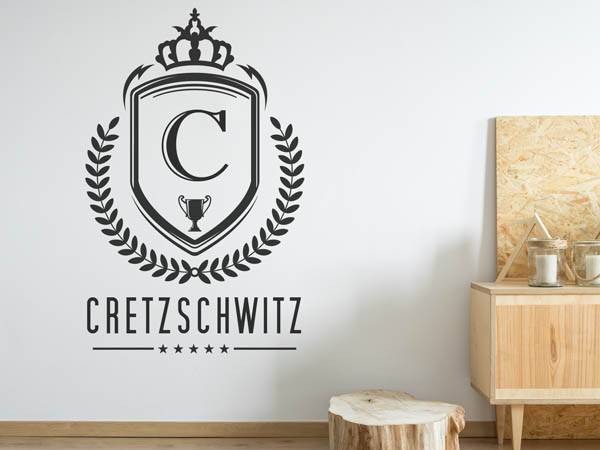Wandtattoo Cretzschwitz Wappen