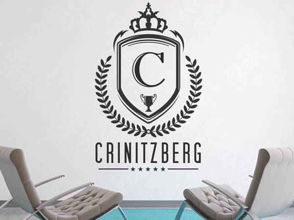 Wandtattoo Crinitzberg Wappen