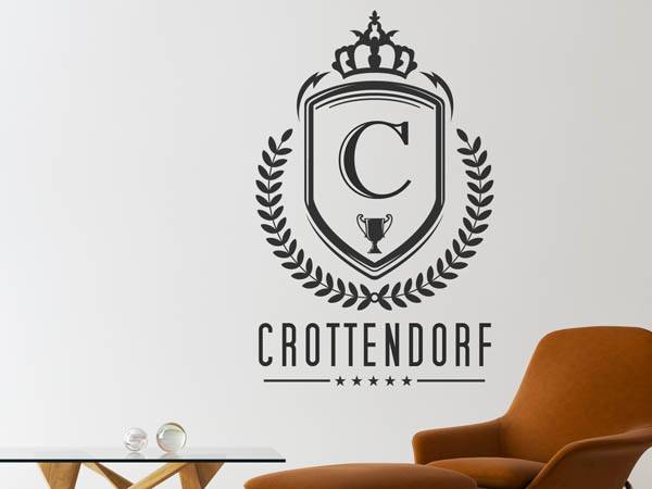 Wandtattoo Crottendorf Wappen