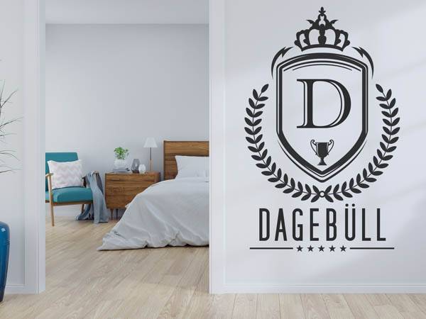 Wandtattoo Dagebüll Wappen