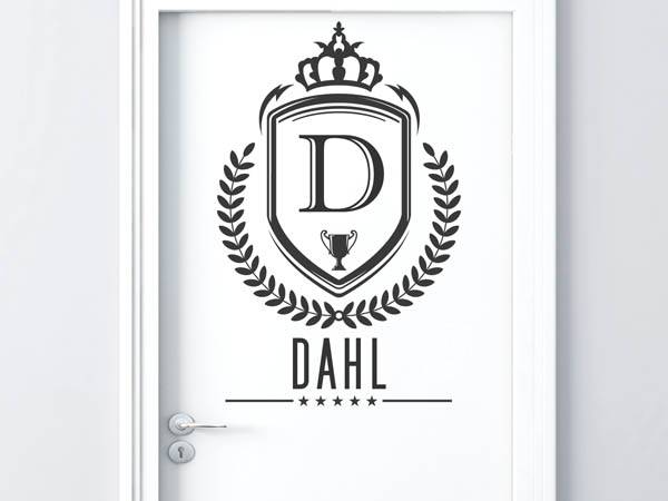 Wandtattoo Dahl Wappen