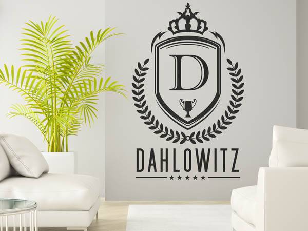 Wandtattoo Dahlowitz Wappen
