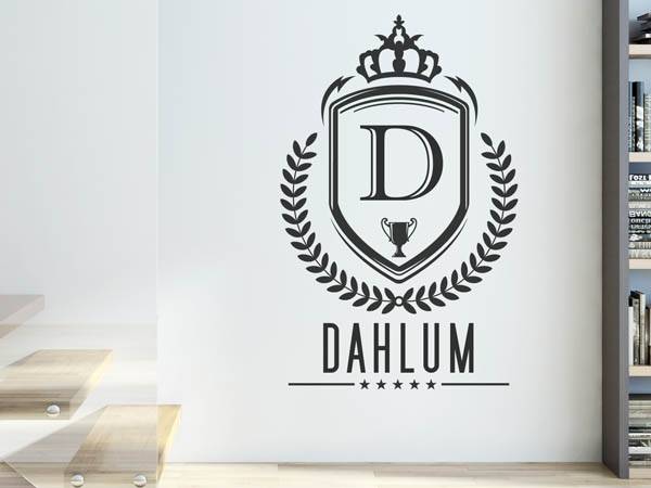 Wandtattoo Dahlum Wappen