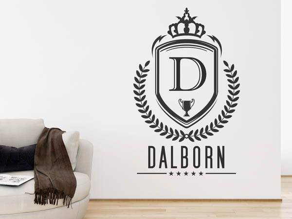 Wandtattoo Dalborn Wappen