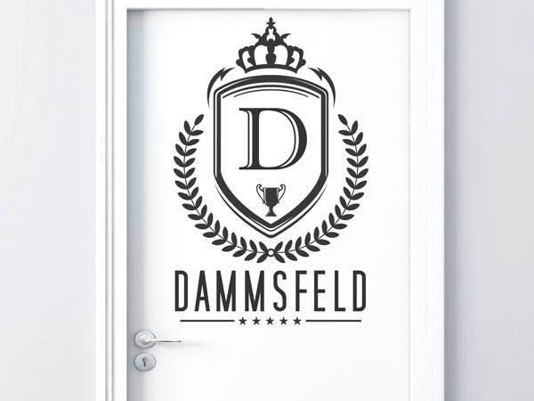 Wandtattoo Dammsfeld Wappen