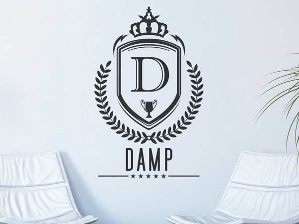 Wandtattoo Damp Wappen