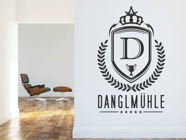 Wandtattoo Danglmühle Wappen
