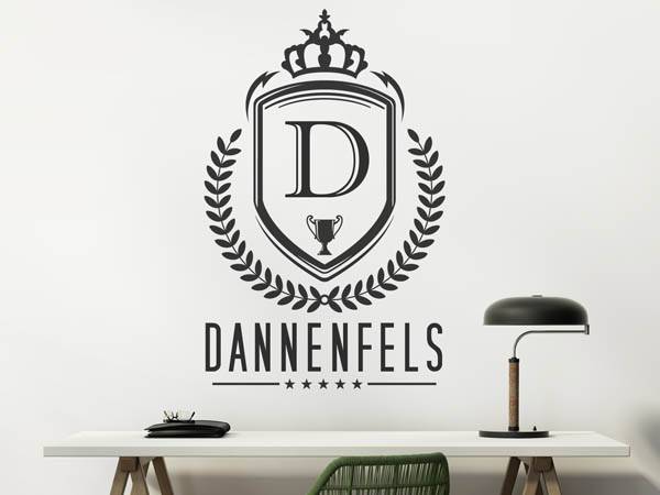 Wandtattoo Dannenfels Wappen