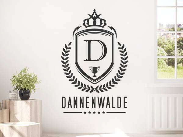 Wandtattoo Dannenwalde Wappen