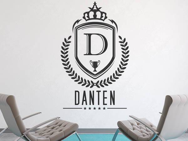 Wandtattoo Danten Wappen