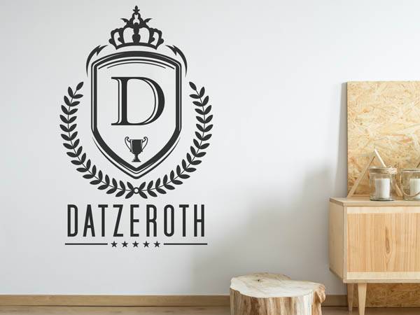 Wandtattoo Datzeroth Wappen