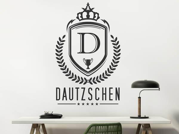 Wandtattoo Dautzschen Wappen