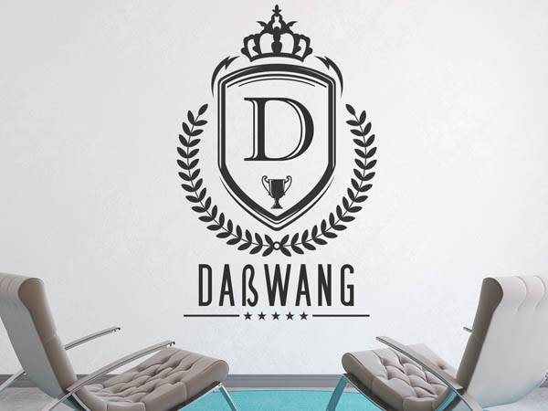 Wandtattoo Daßwang Wappen