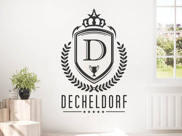 Wandtattoo Decheldorf Wappen
