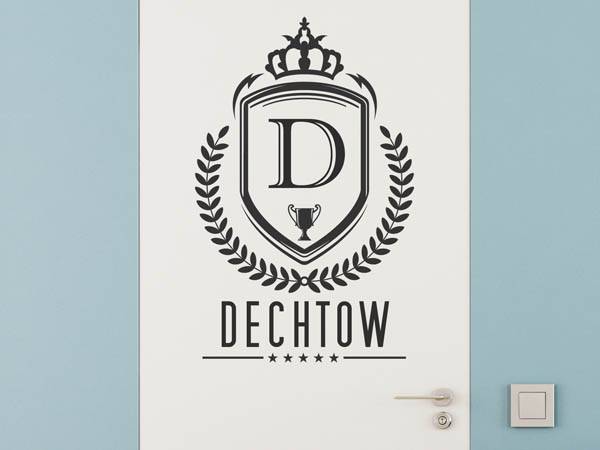 Wandtattoo Dechtow Wappen