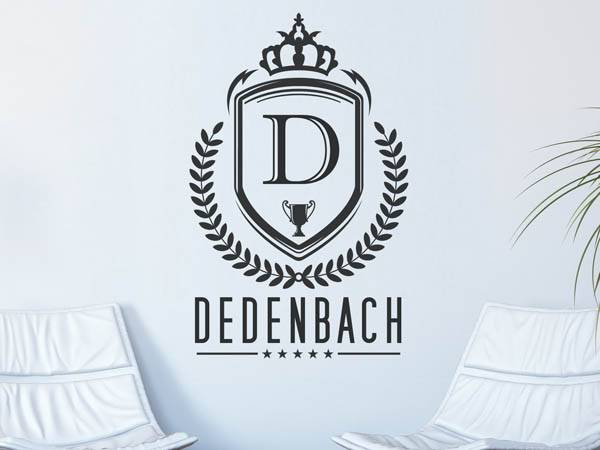 Wandtattoo Dedenbach Wappen