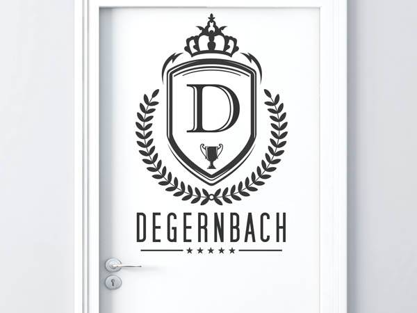 Wandtattoo Degernbach Wappen