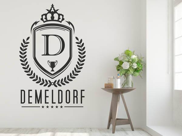 Wandtattoo Demeldorf Wappen