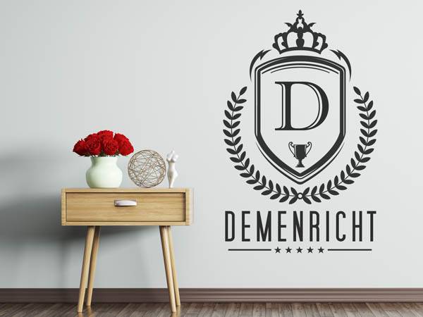 Wandtattoo Demenricht Wappen