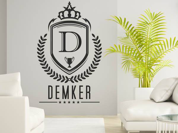 Wandtattoo Demker Wappen