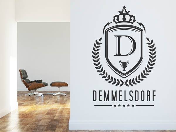 Wandtattoo Demmelsdorf Wappen