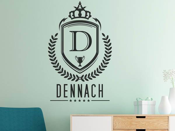 Wandtattoo Dennach Wappen