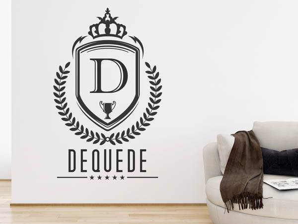 Wandtattoo Dequede Wappen
