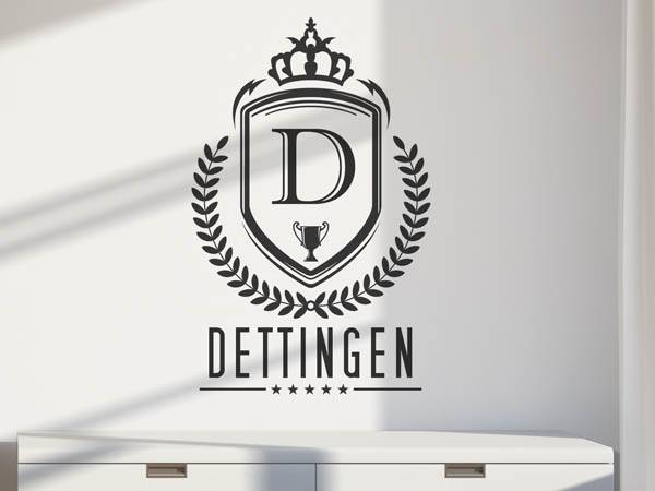 Wandtattoo Dettingen Wappen