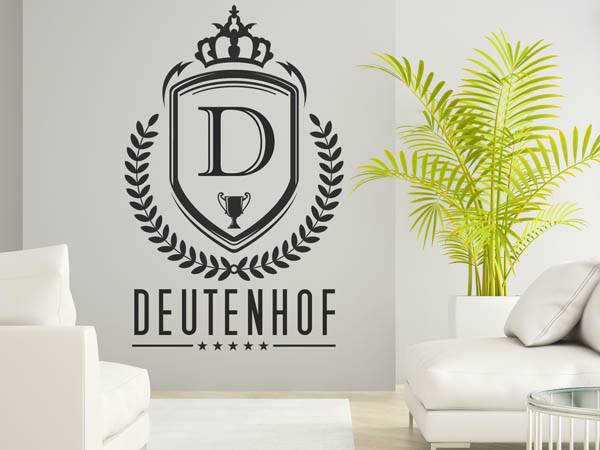 Wandtattoo Deutenhof Wappen