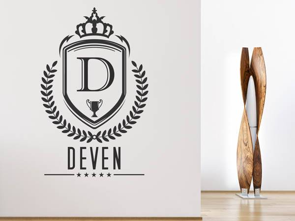 Wandtattoo Deven Wappen