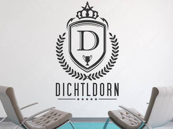 Wandtattoo Dichtldorn Wappen