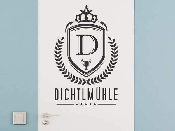 Wandtattoo Dichtlmühle Wappen