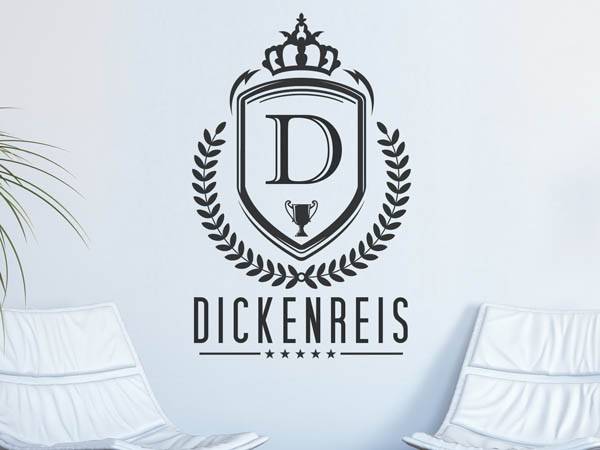 Wandtattoo Dickenreis Wappen