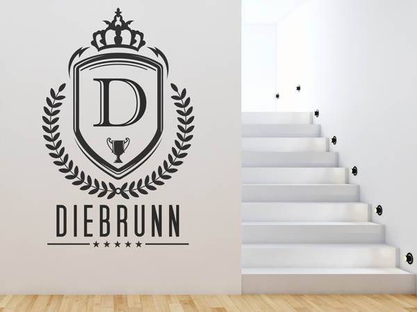 Wandtattoo Diebrunn Wappen