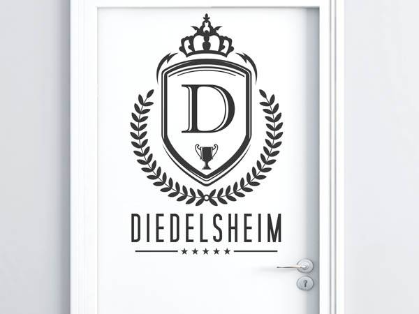 Wandtattoo Diedelsheim Wappen
