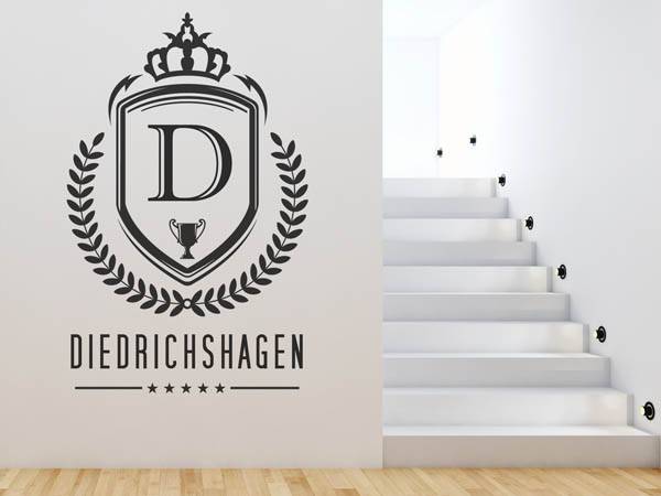 Wandtattoo Diedrichshagen Wappen