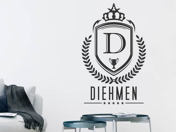 Wandtattoo Diehmen Wappen