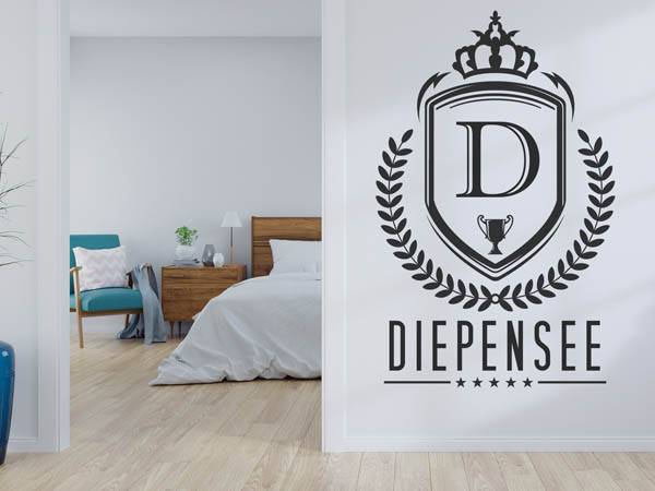Wandtattoo Diepensee Wappen