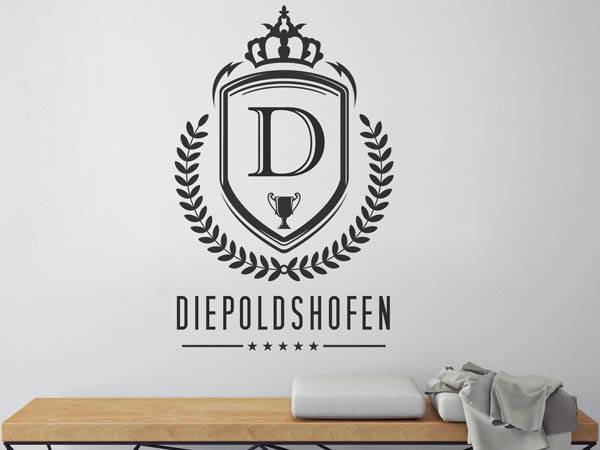 Wandtattoo Diepoldshofen Wappen