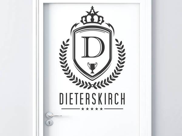 Wandtattoo Dieterskirch Wappen