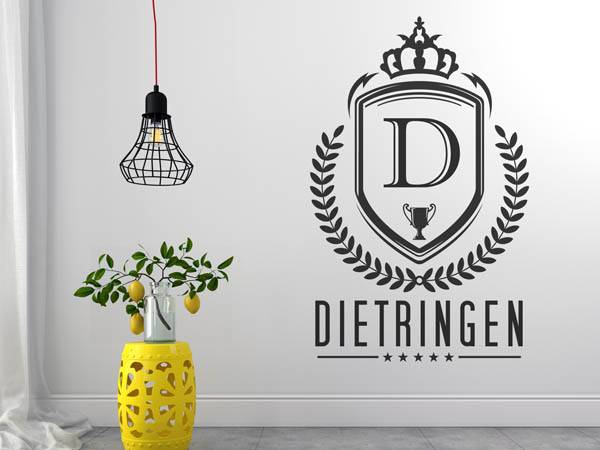 Wandtattoo Dietringen Wappen