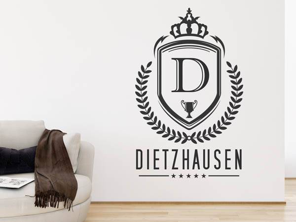 Wandtattoo Dietzhausen Wappen