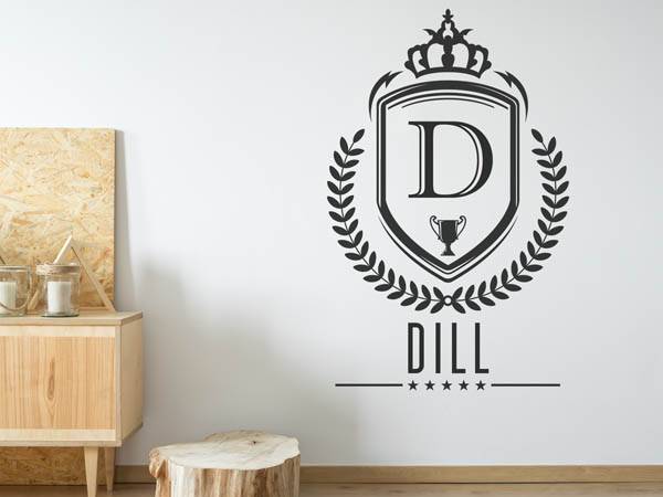 Wandtattoo Dill Wappen