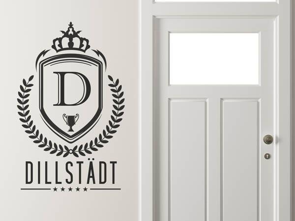 Wandtattoo Dillstädt Wappen